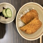蕎麦 やすたけ - ソースカツ丼ミニ