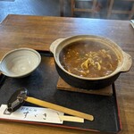めん処すゞき - カレー煮込みうどん　にんにく入り