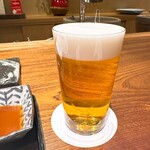 京町堀 なかむら - キリンラガー〈生ビール〉 ◎