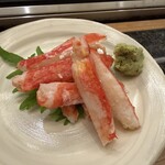 菊寿司 - カニのつまみ　ズワイガニ