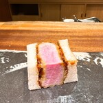 京町堀 なかむら - カツサンド ◎めちゃくちゃ美味しい！