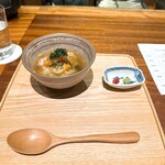 京町堀 なかむら - とんかつ梅茶漬け ○