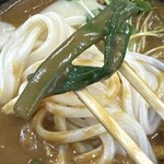 長生うどん - ネギ