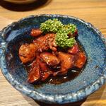 川万 - もつ焼き 570円