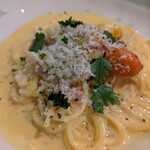 和ビストロKIKI - 噂のカルボナーラ。こ、これは。。。！