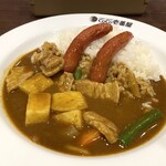 CoCo壱番屋 - 料理写真:グランマカレー。ご飯ふつう。1辛、ソーセージトッピング。