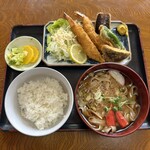 たじま庵 - 料理写真:海老フライ定食　1,100円