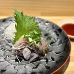 大衆酒場 たに - アジのタタキ