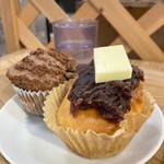 カフェ ブリッコ - 料理写真:チョコクランチ＆あんバター
