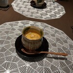 四季和食 鯛はな - 白子と百合根の茶碗蒸し