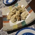 四季和食 鯛はな - 牡蠣の天ぷら