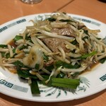 日高屋 - ニラレバ炒め