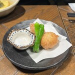 創作和食 たちうお - 海老真丈（2個）