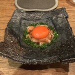 鶏一途 - 地鶏のユッケ（鶏一途）2025.6