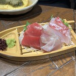 創作和食 たちうお - 土佐清水 鮮魚盛り合わせ