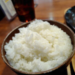 炭火焼さがんもん - おかわりした白米｡