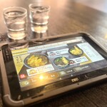 あずみうどん - タッチパネルで楽々注文♡