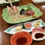 札幌かに本家 - 前菜　刺身