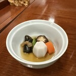 札幌かに本家 - 野菜の炊き合わせ