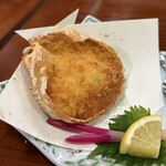 札幌かに本家 - 甲羅揚げ
