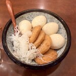 生ビール199円とおでん500円食べ放題 のれん - 