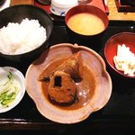 吟彩 - 吟彩 ＠八丁堀 さば味噌煮定食 ８５０円