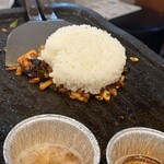 シガン 生サムギョプサル専門店 - ポックンパも目の前で作ってもらえました。