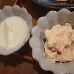 魚とめし かねむ食堂 - ｢朧豆腐?!｣&｢明太マカロニポテトサラダ｣！