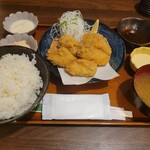 魚とめし かねむ食堂 - ｢カキフライ定食｣[1320円]税込！
