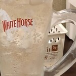 立呑み晩杯屋 - ハーボールは馬ハイ（ホワイトホース）