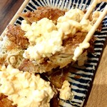 肉豆冨とレモンサワー 大衆食堂 安べゑ - カツの断面