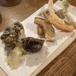 手打そば 菊谷 - 天ぷら