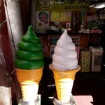 丸秀園 - 料理写真:ソフトクリームのオブジェが目印