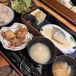 藏 みそら屋 錦糸町 - サバ味噌と唐揚げのランチ