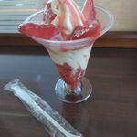 ミニストップ - 紅ほっぺイチゴパフェ