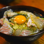 活魚水産 - ☆オリジナル
      天然　鳴門鯛の”生”たいめし