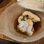 金町製麺 - あん肝とタコ