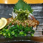 규슈요리 하카타 쿠로야 유우라쿠쵸점 - 白ごま鯖　780円