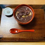 手打蕎麦 こより - そばがきぜんざい