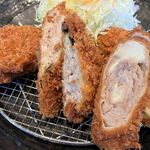 とんかつ 神楽坂 さくら - '26/02/03 ヒレかつ・メンチかつ・ナスの挟み揚げ・巻きかつチーズ