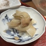 天ぷら もっこす - 13.発酵させた生姜のガリ