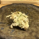 天ぷら もっこす - ⑧天然のふきのとう（長岡産）