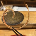 天ぷら もっこす - 穴子の骨