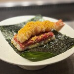 USHIGORO S. - からすみと車海老、厳選赤身の手巻き