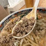 極濃湯麺 フタツメ - 【2026.2.3(火)】極農四川担々麺に入っている挽肉