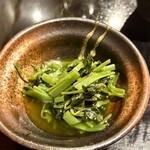 石臼挽蕎麦 三国家 - 葉わさび