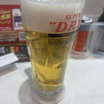 餃子の王将 - 生ビール。