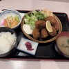 食堂もり川 - 生牡蠣フライ定食