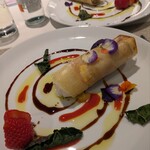 自然料理とワイン CUORE-クオーレ- - プーリア産プラータとフランス産生ハムのクレスペッレ