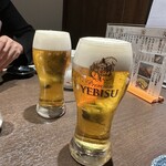 小倉水炊き 松伯 - 生ビール